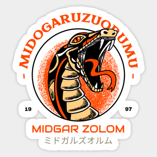 Midgar Zolom Sticker